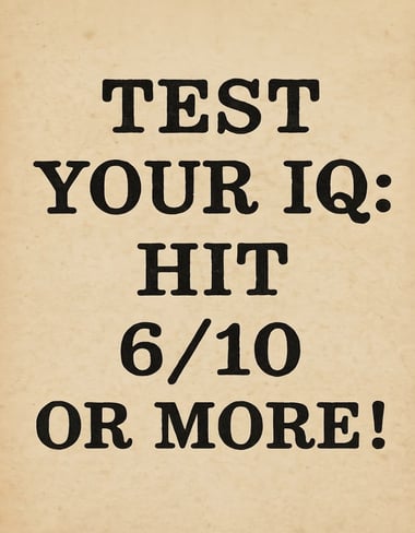 General Trivia Quiz