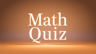 Math Trivia Quiz