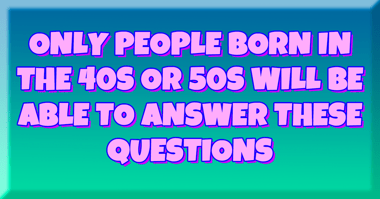 Mixed Trivia Quiz 