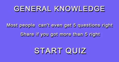 General Trivia Quiz