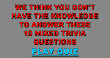 Mixed Trivia Quiz