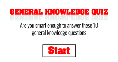General Knowledge Trivia