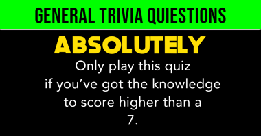 General Knowledge Trivia