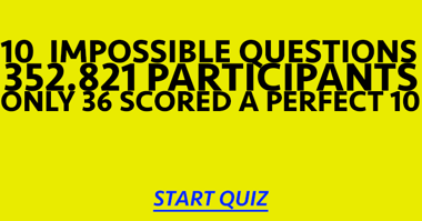 General Trivia Quiz